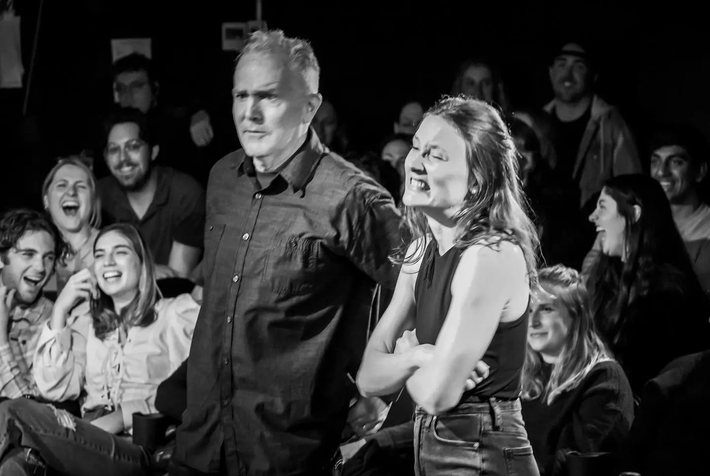 Comedian and psychic duo entertaining the crowd – best comedy show in New England